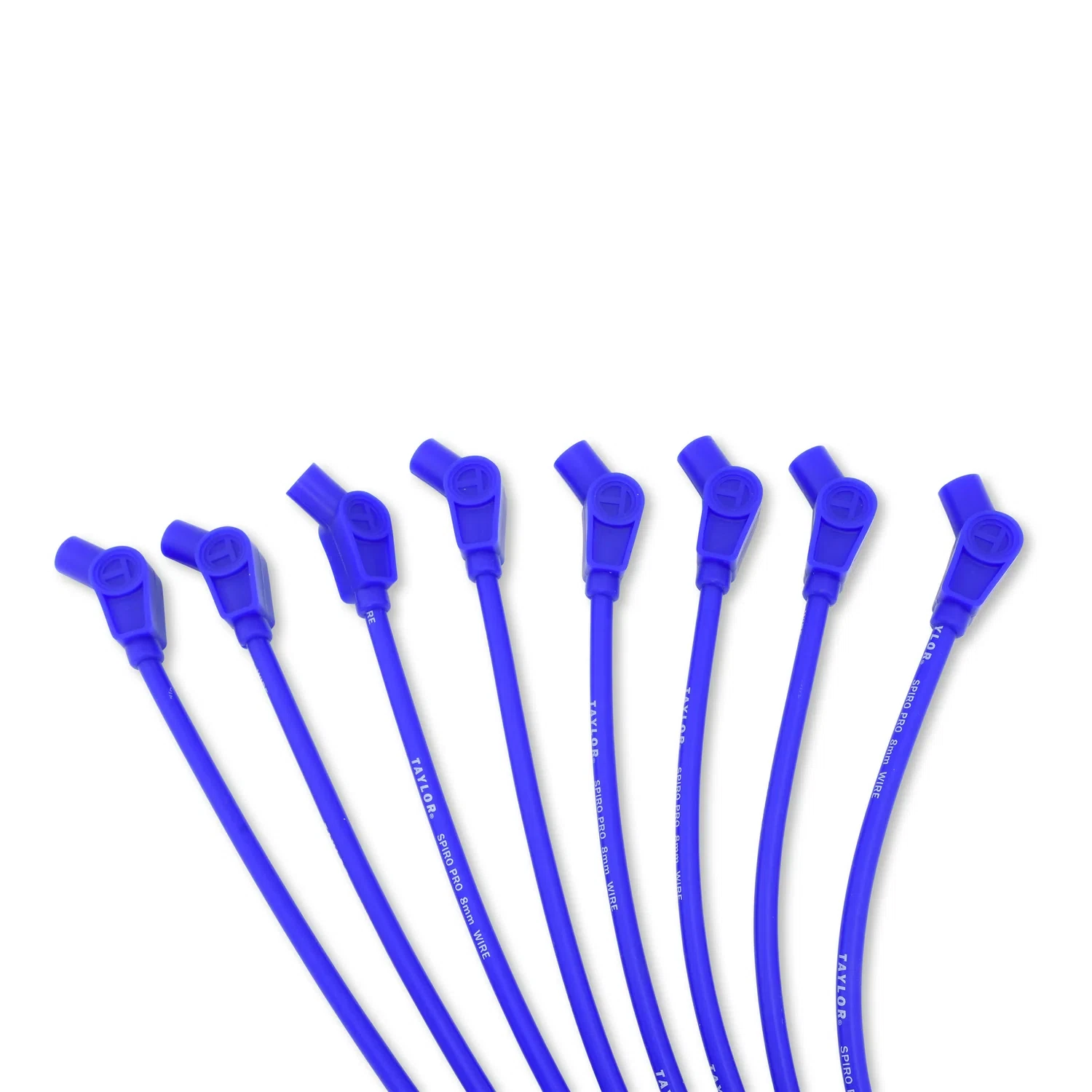 Spark Plug Wire Set Universal 8mm Silicone Spiro Pro 350 ohm_ft Blue 76632